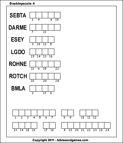 Free Christian Family Biblle doublepuzzle